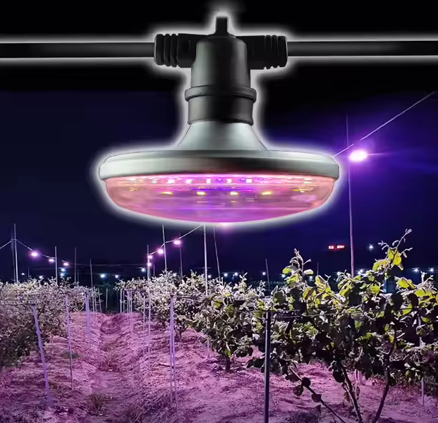 Flood Light 15W Waterproof UFO Bulb LED Plant Growth Light Greenhouse and Outdoor Use