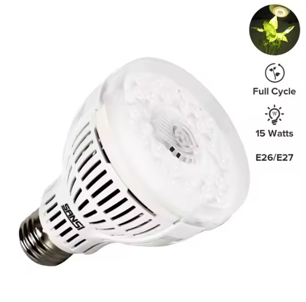 Ceramic 15w Growing Bulb Led UFO Grow Light Kit for Indoor Garden Flood Light