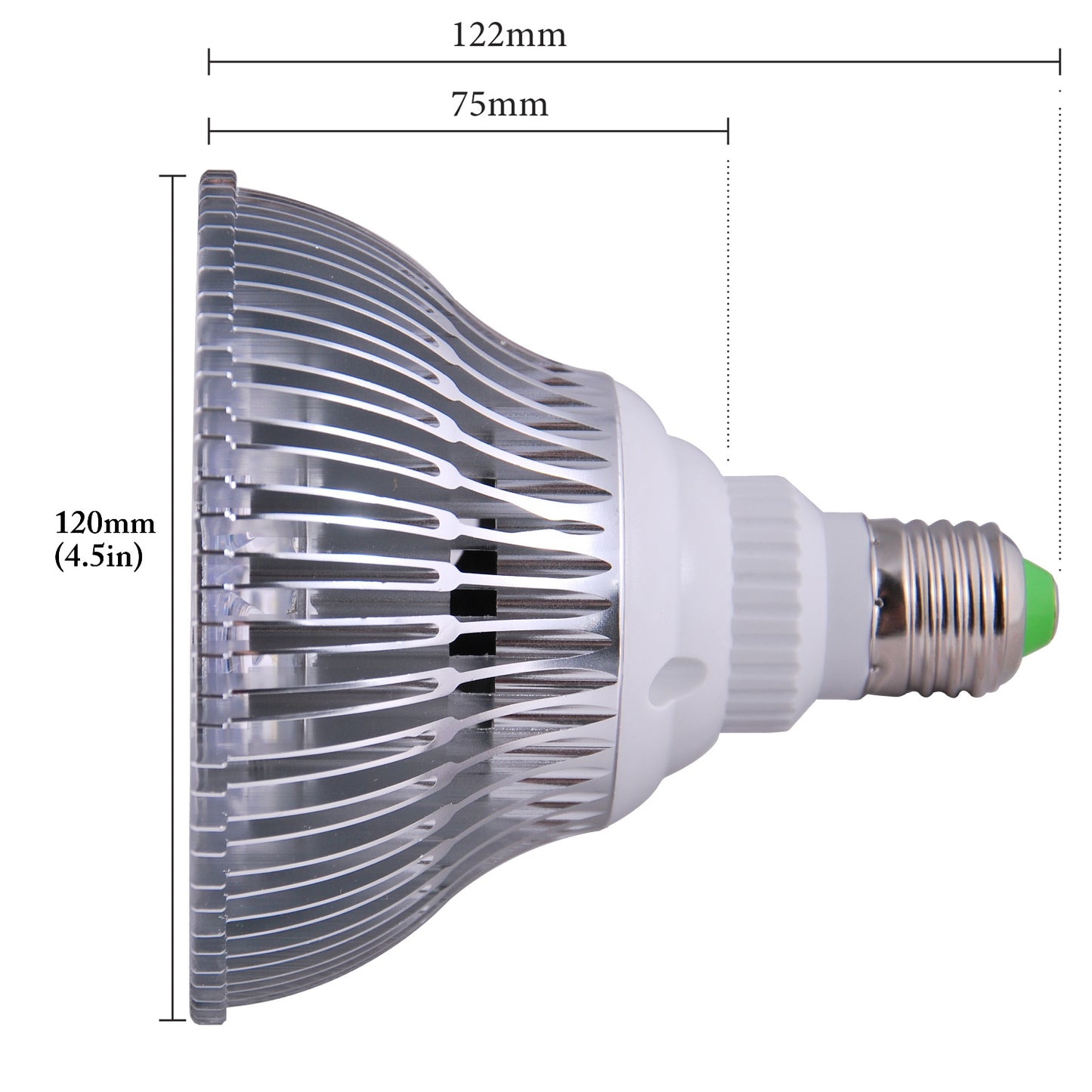 ABI 12W Deep Red 660nm LED Bloom Booster Grow Light Bulb for Flowering and Spectrum Enhancement